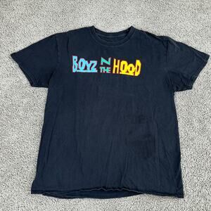 Boyz N The Hood Shirt Mens Large Black Blue Retro Movie 90s Short Sleeve